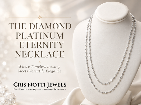 The Diamond Platinum Eternity Necklace: Where Timeless Luxury Meets Versatile Elegance