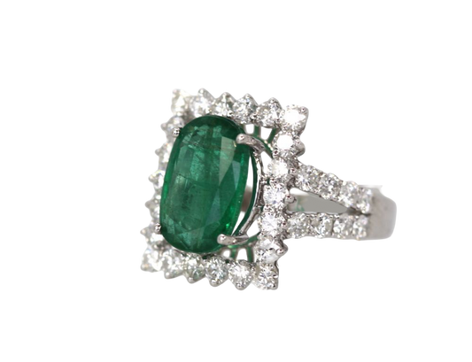 Emerald Diamond Ring