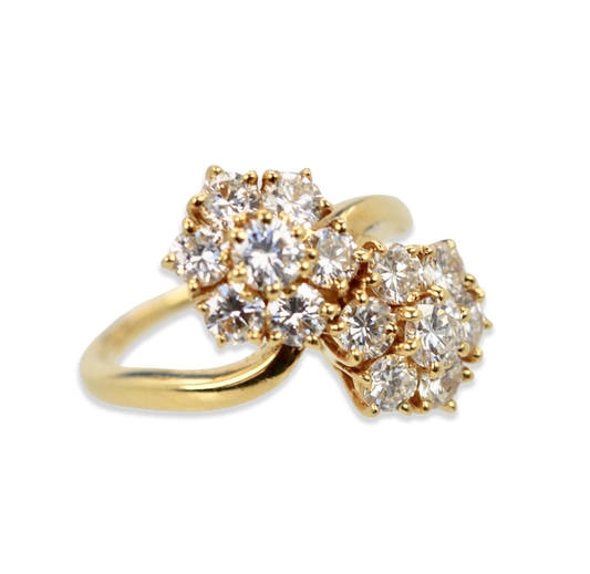 Van Cleef & Arpels Fleurette Double Flower Ring