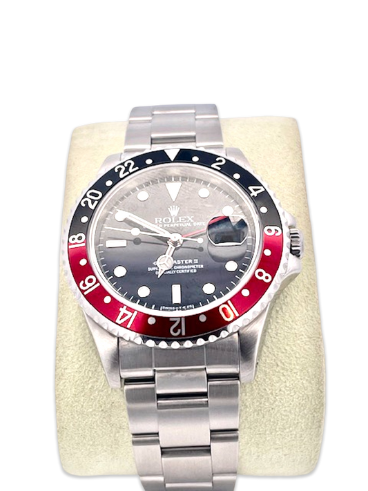 Vintage Rolex GMT watch with box and receipt