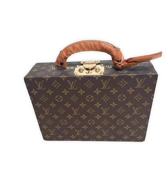 Louis Vuitton monogram jewelry case with keys
