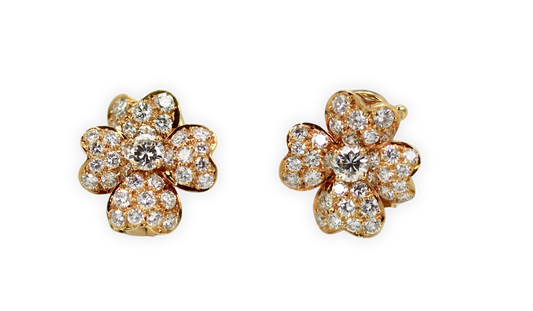 Van Cleef Cosmos Diamond Earrings
