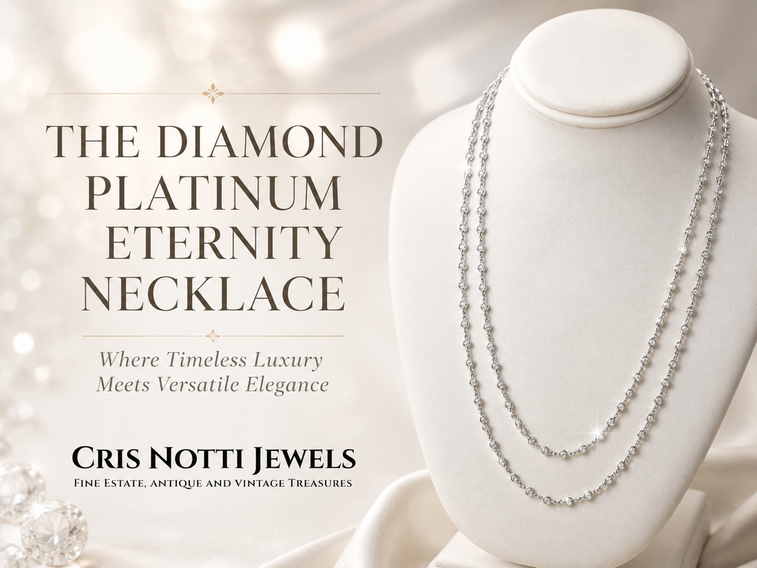 The Diamond Platinum Eternity Necklace: Where Timeless Luxury Meets Versatile Elegance