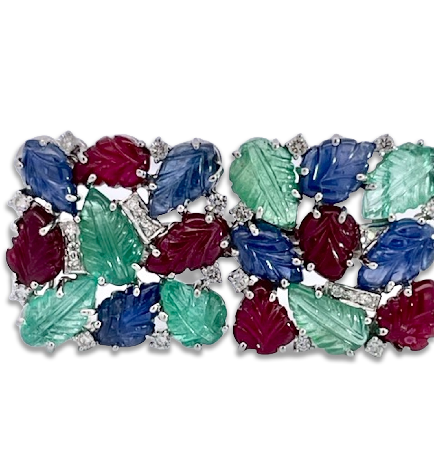 Tutti Frutti necklace brooch