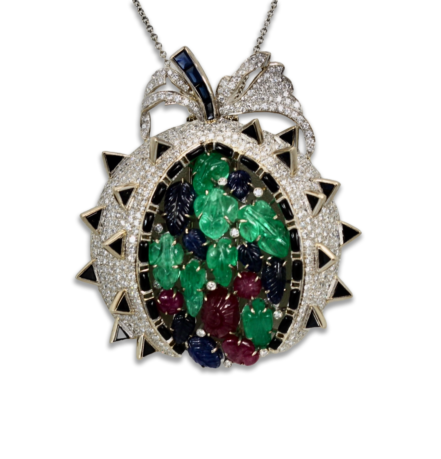 18K gold Tutti Frutti accessory