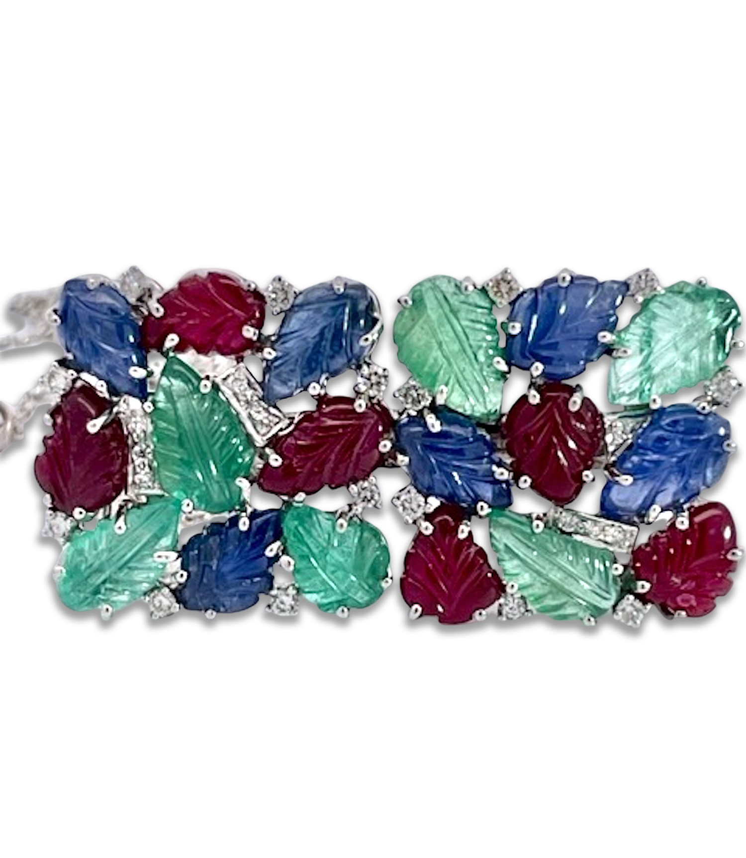 18K Tutti Frutti brooch