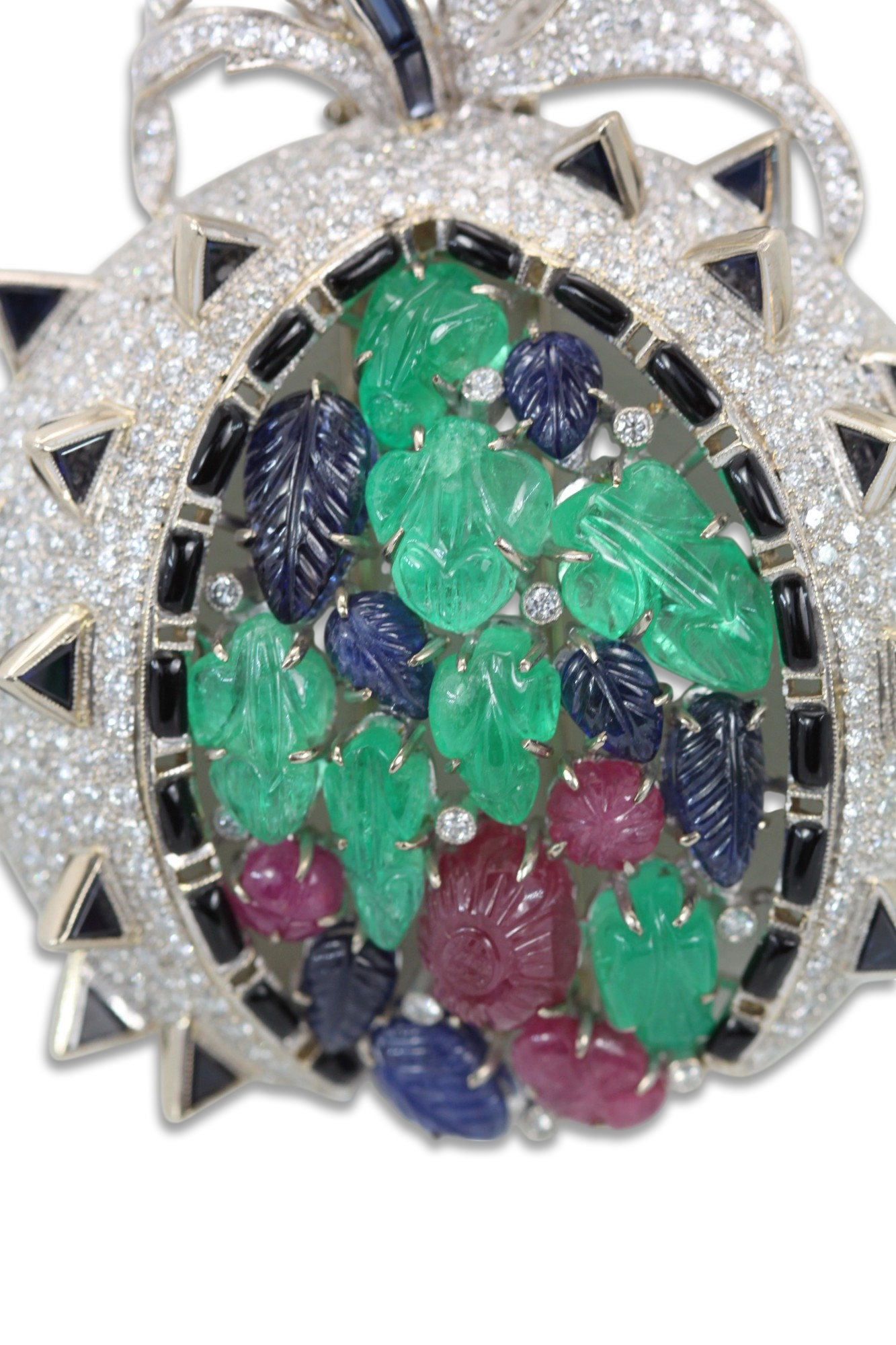 18K convertible brooch pendant