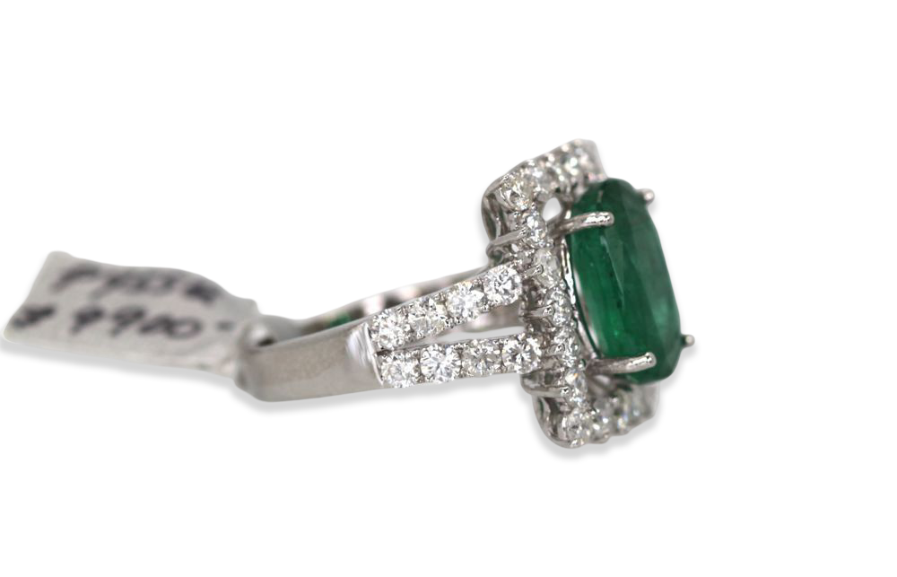 Emerald Diamond Ring