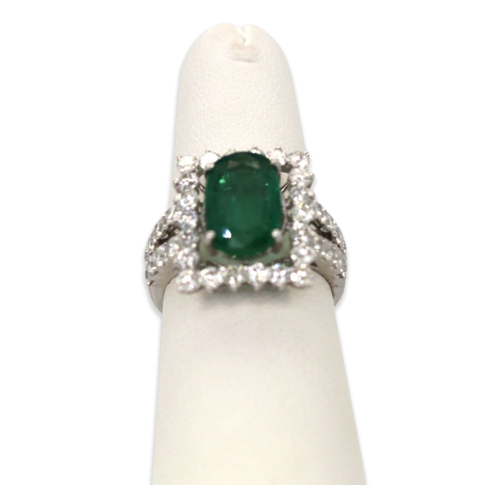 Emerald Diamond Ring