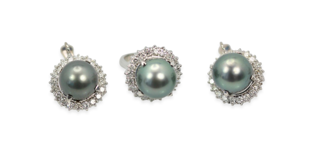 Tahitian Black South Sea Pearl Ring