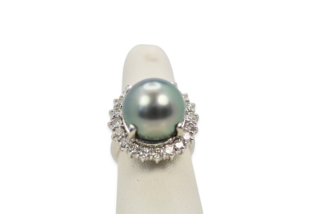 Tahitian Black South Sea Pearl Ring