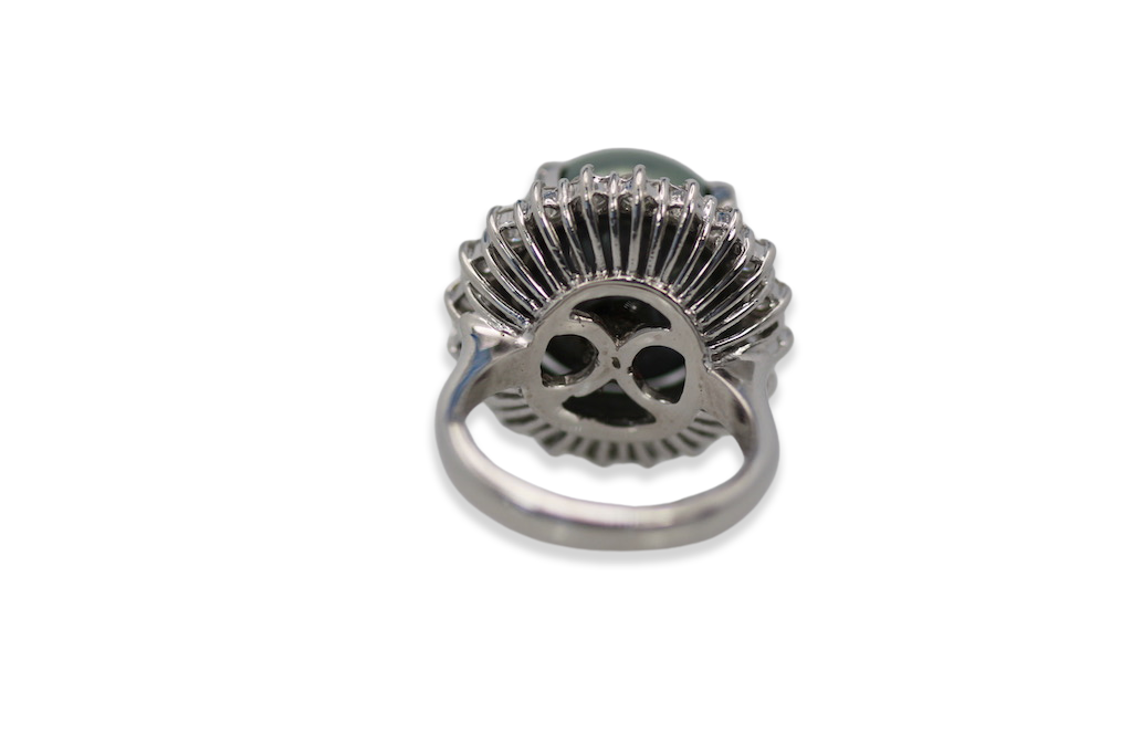 Tahitian Black South Sea Pearl Ring