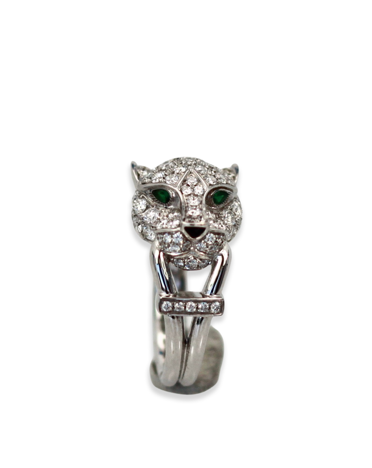 Cartier Diamond Panthere Head Ring
