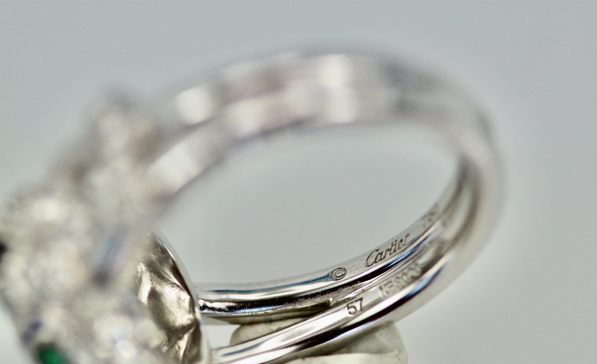 Cartier Diamond Panthere Head Ring