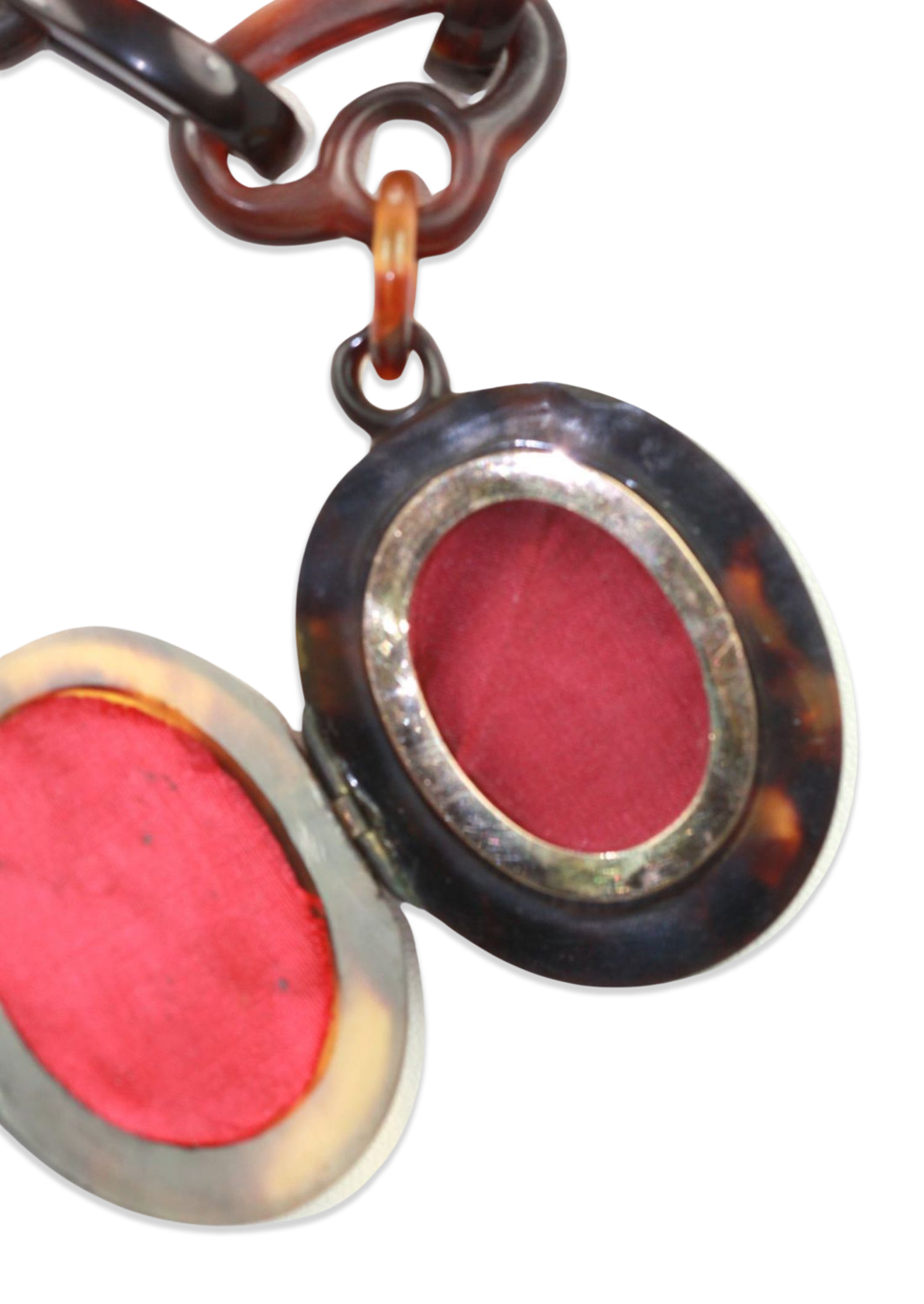 Antique locket with chain