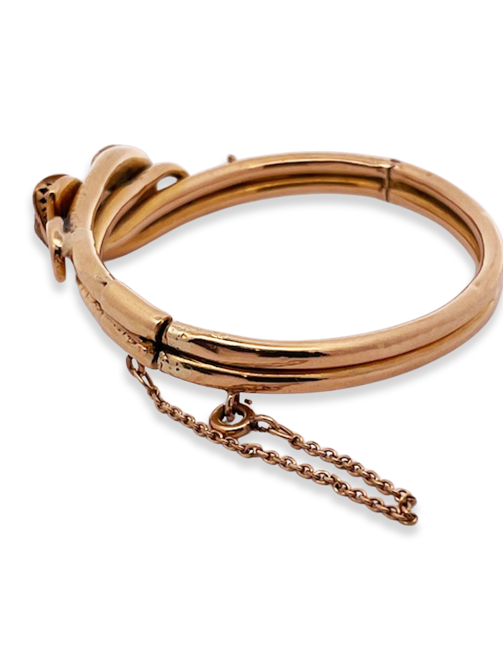 Antique Snake Bracelet Double head and body 18K 1880's
