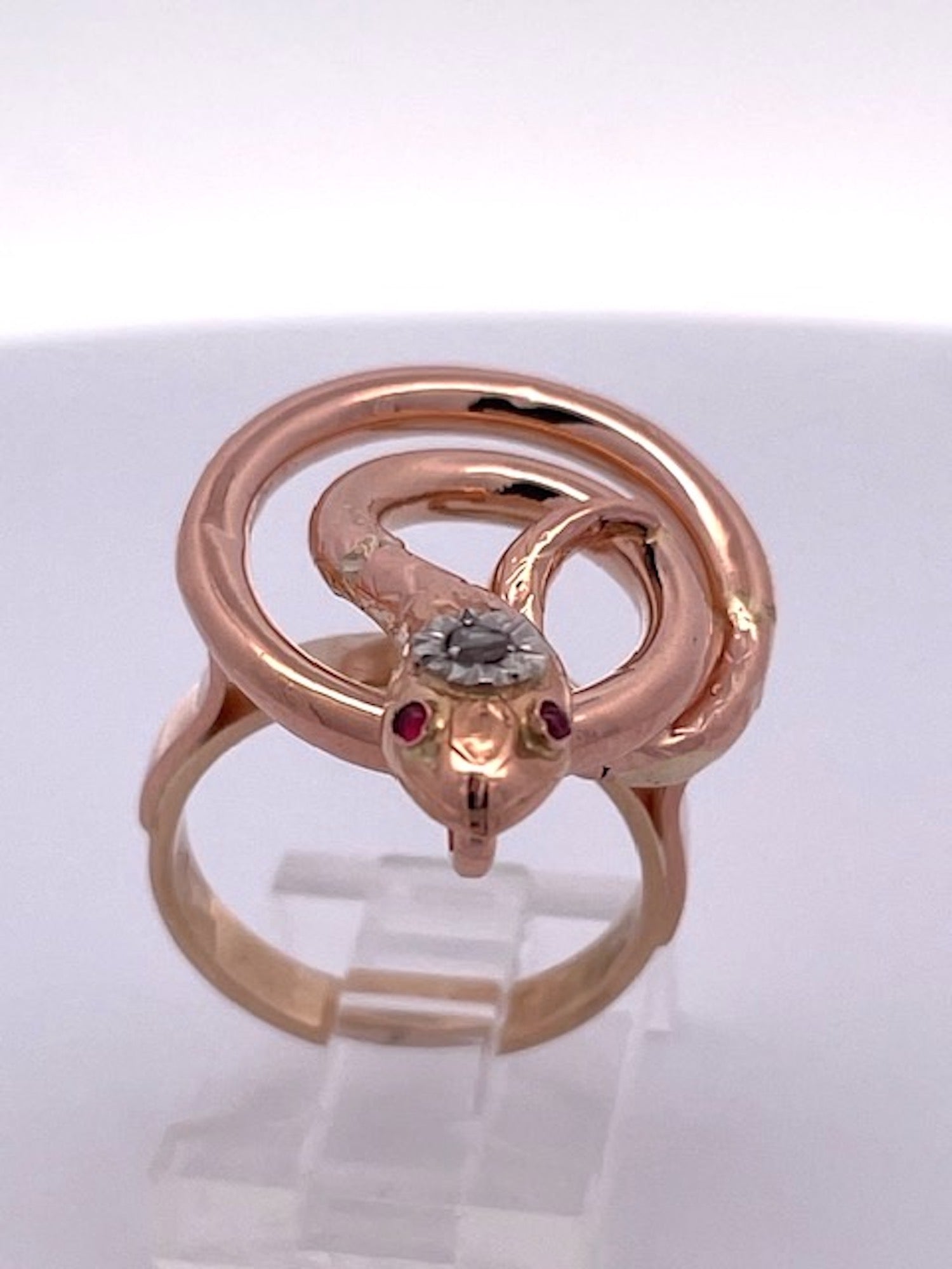 Antique-Inspired Snake Ring