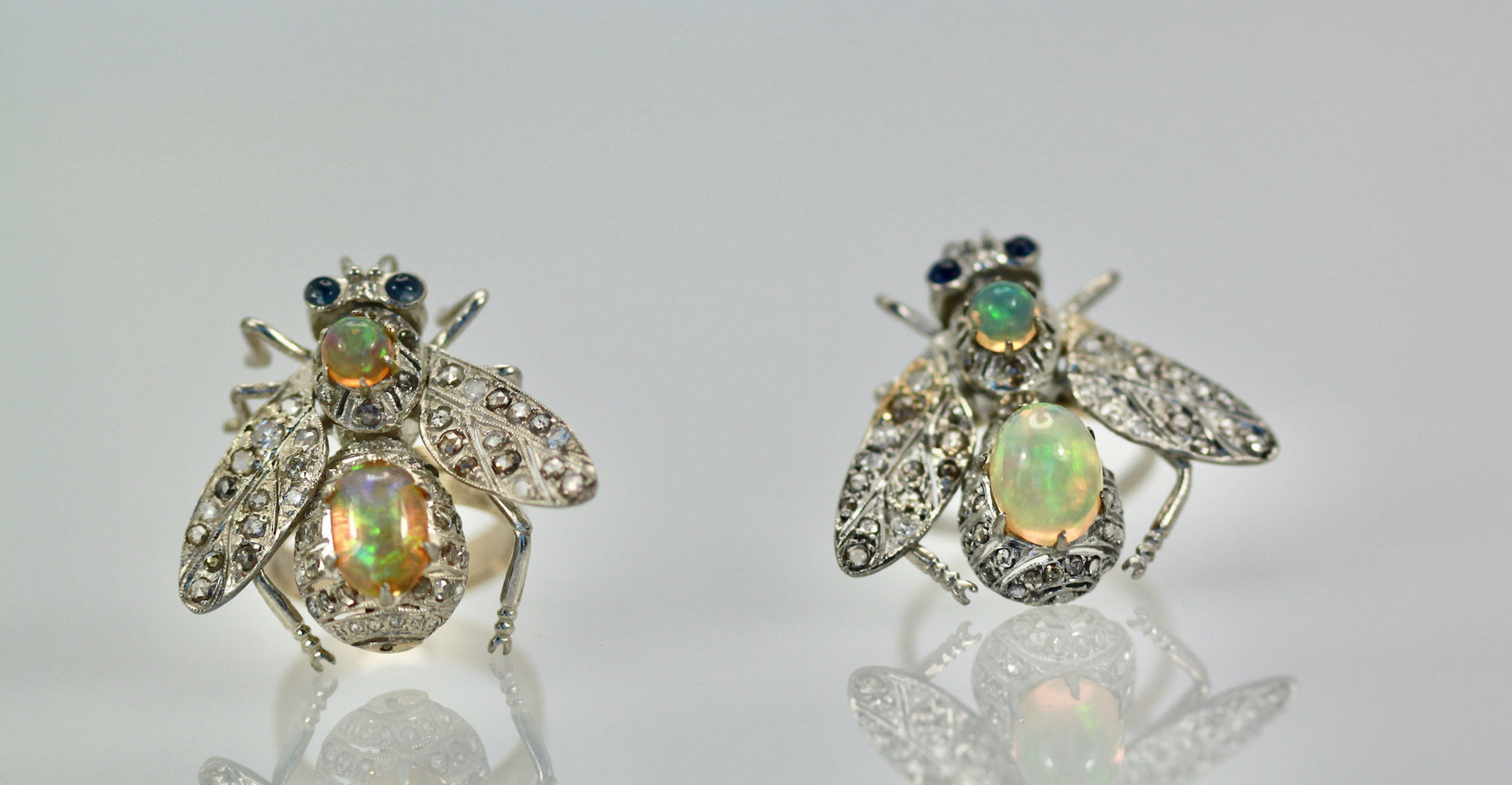 Articulated silver wing butterfly