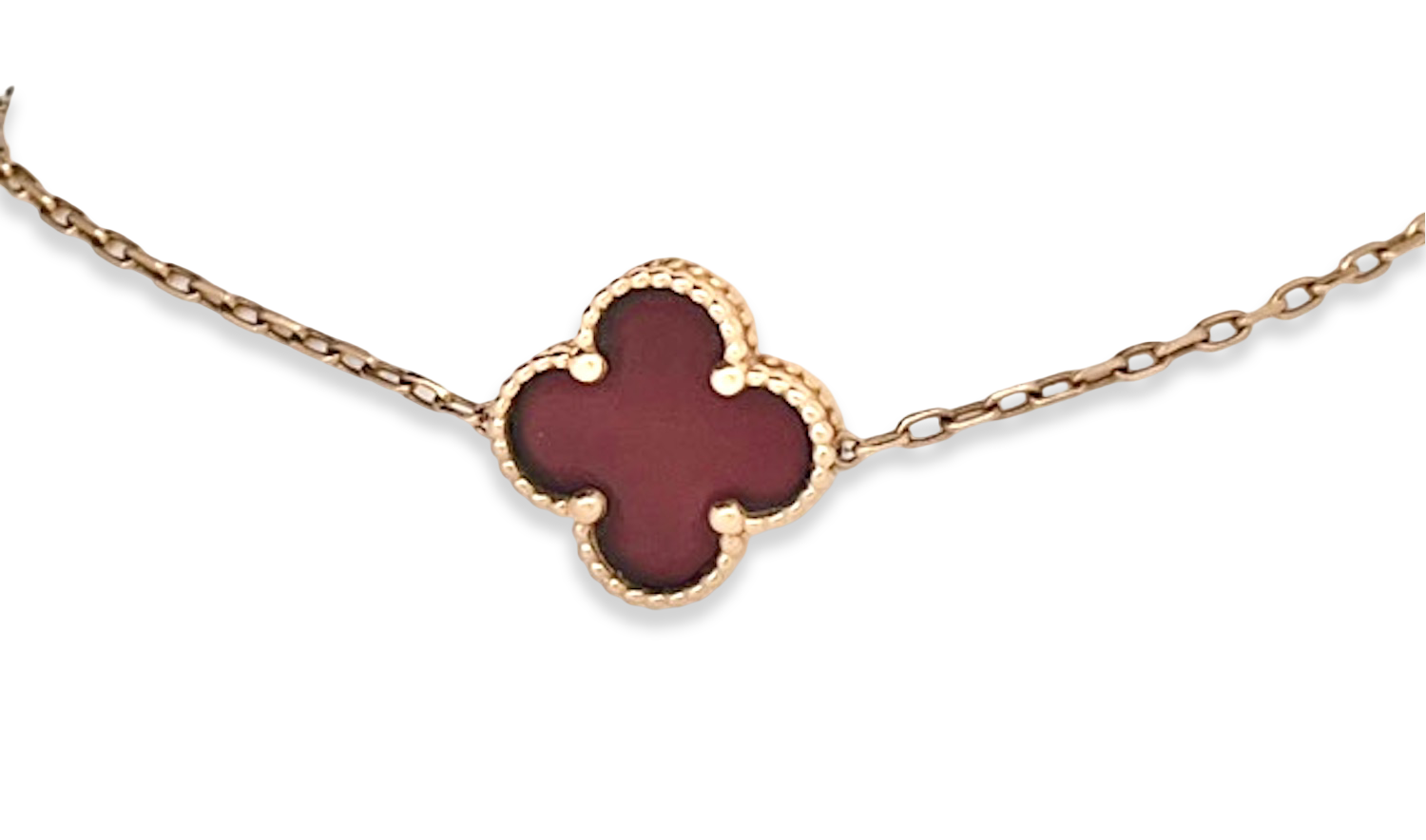 Gold clover bracelet by Van Cleef & Arpels