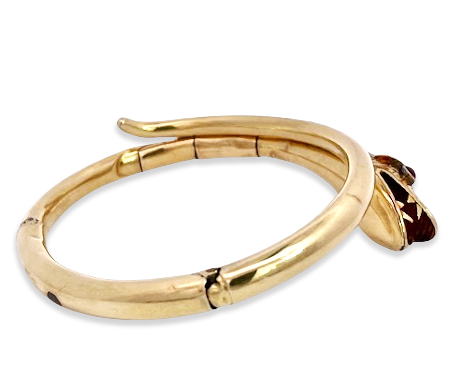 Vintage snake bracelet, 14K gold