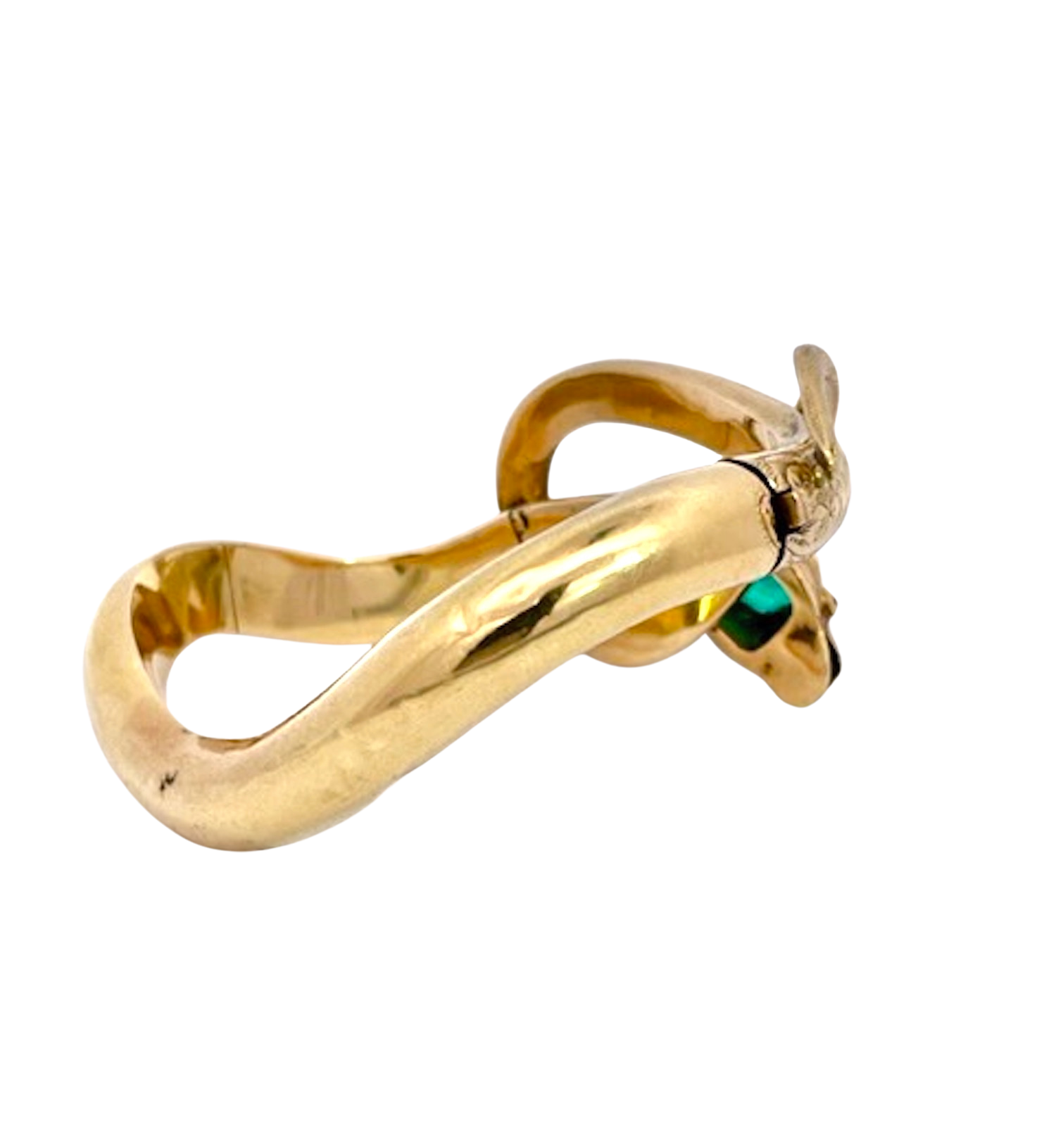 Yellow gold serpent bracelet