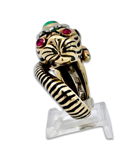 David Webb emerald tiger