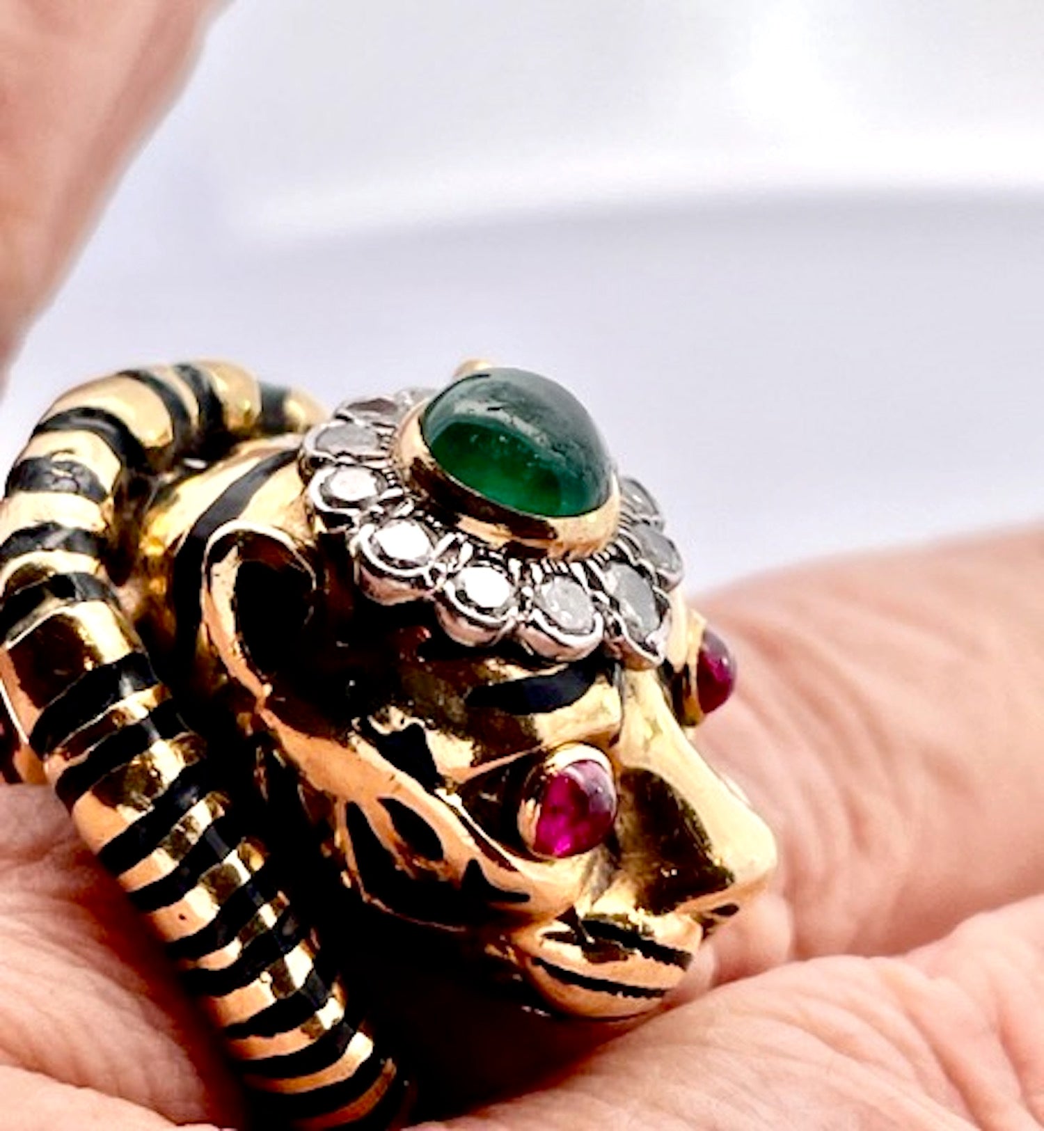 David Webb tiger ring