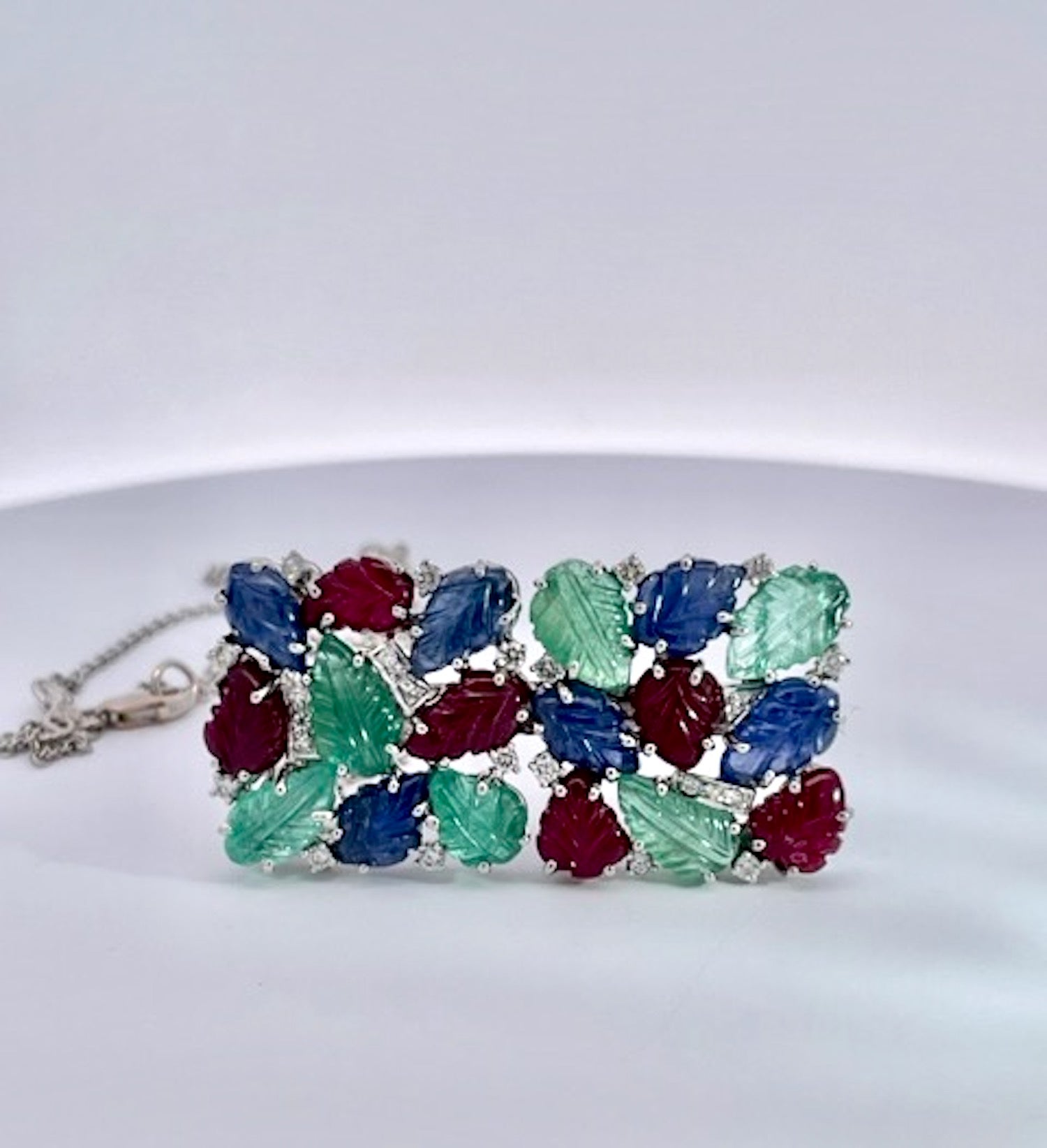 Tutti Frutti Brooch/Necklace 18K