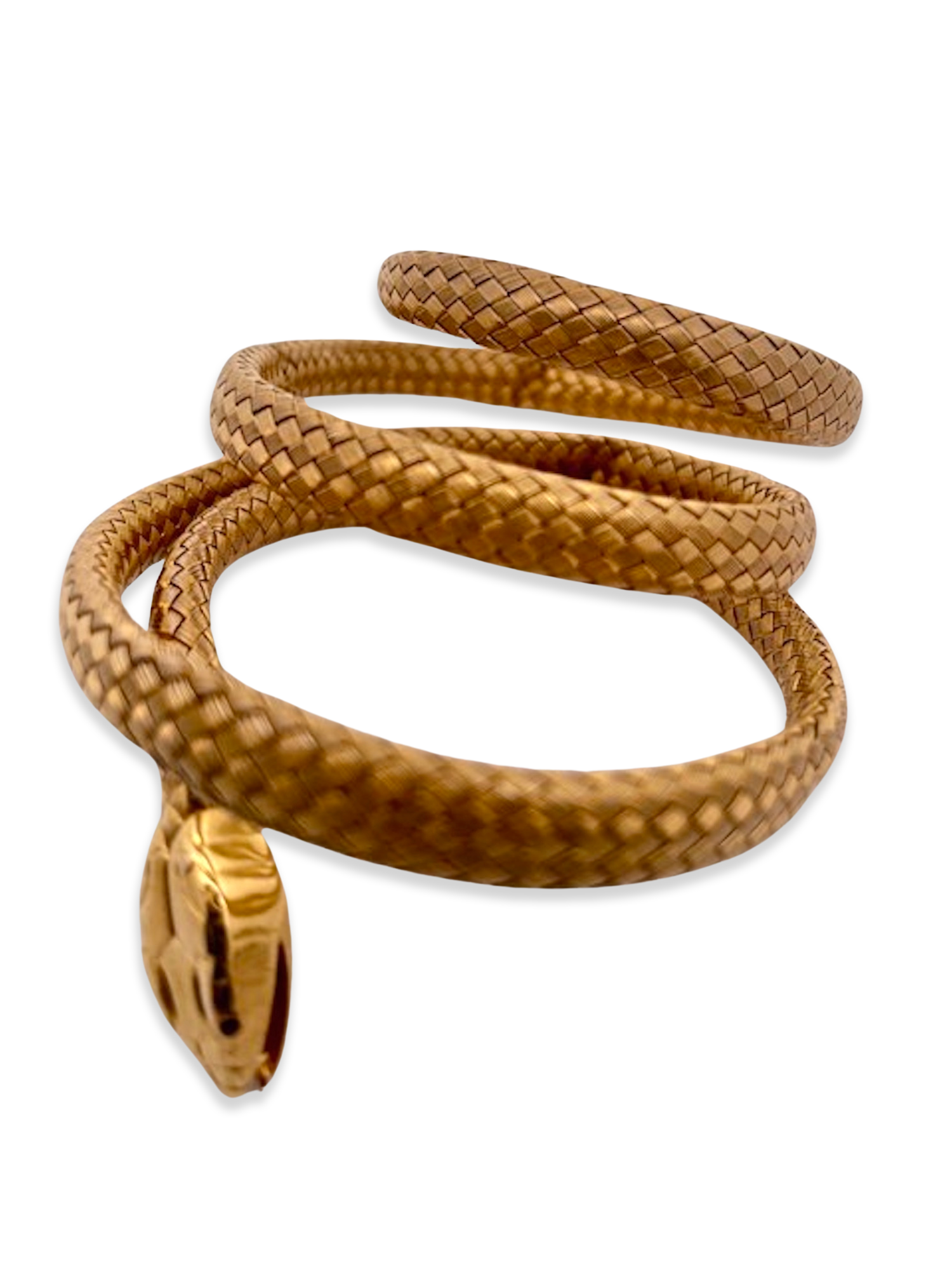 Vintage 14K snake bracelet