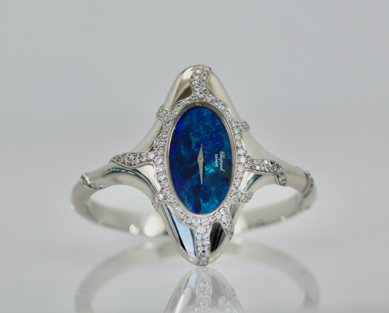 Chopard Black Opal Face Ladies Wristwatch 1970