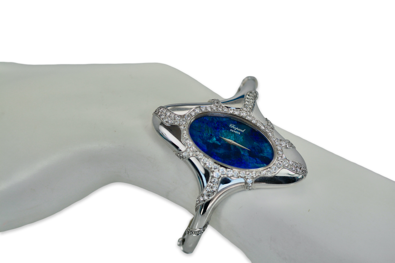 Chopard Black Opal Face Ladies Wristwatch 1970