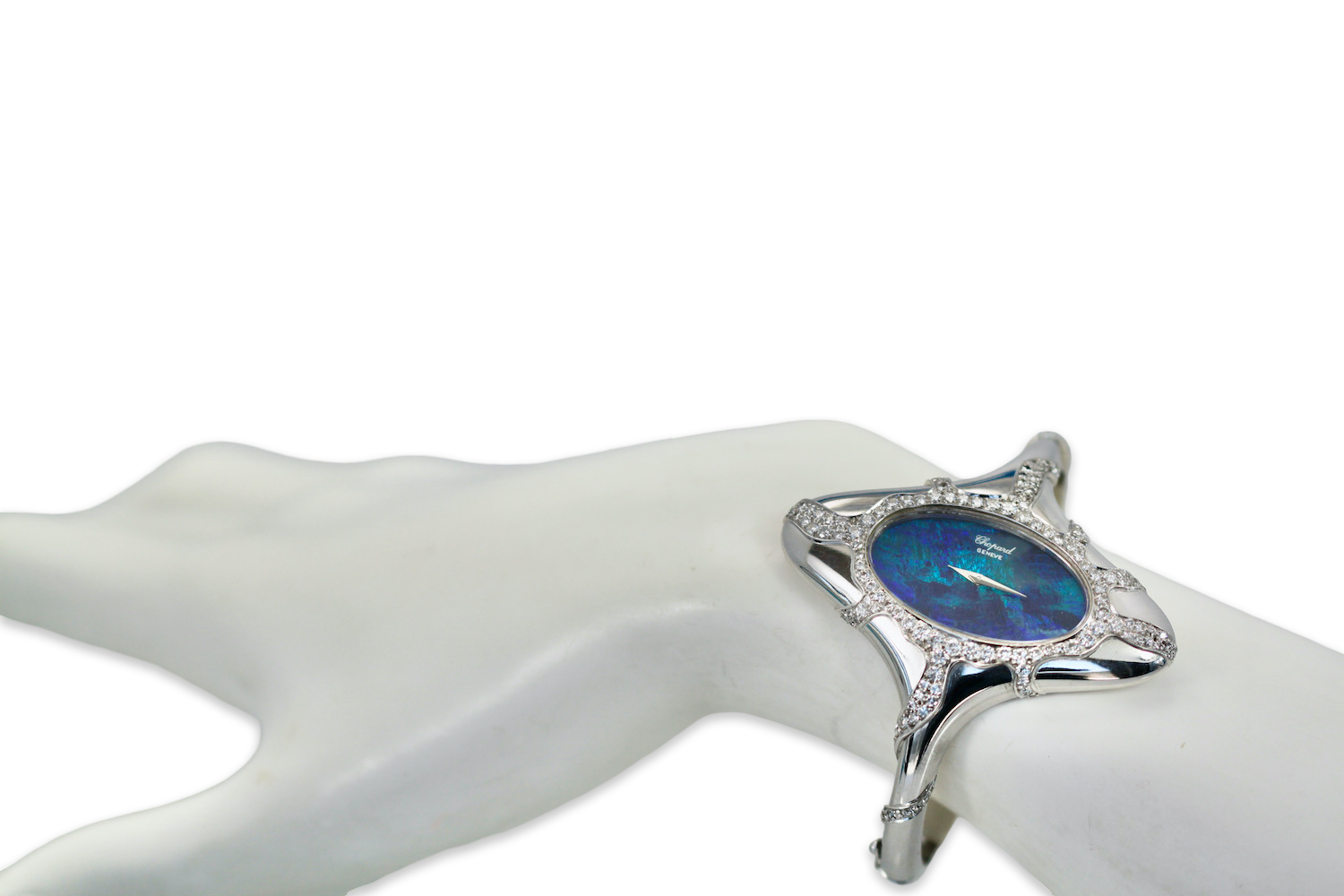 Chopard Black Opal Face Ladies Wristwatch 1970
