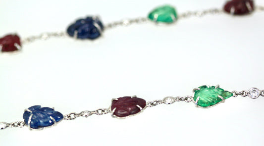 22-inch Tutti Frutti necklace