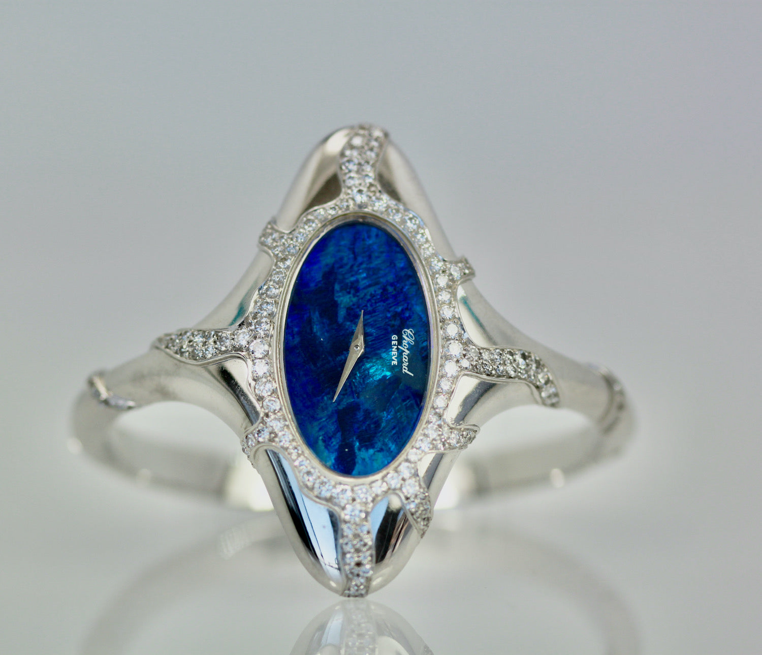 Chopard Black Opal Face Ladies Wristwatch 1970