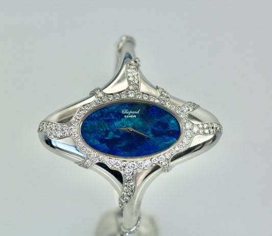 Chopard Black Opal Face Ladies Wristwatch 1970