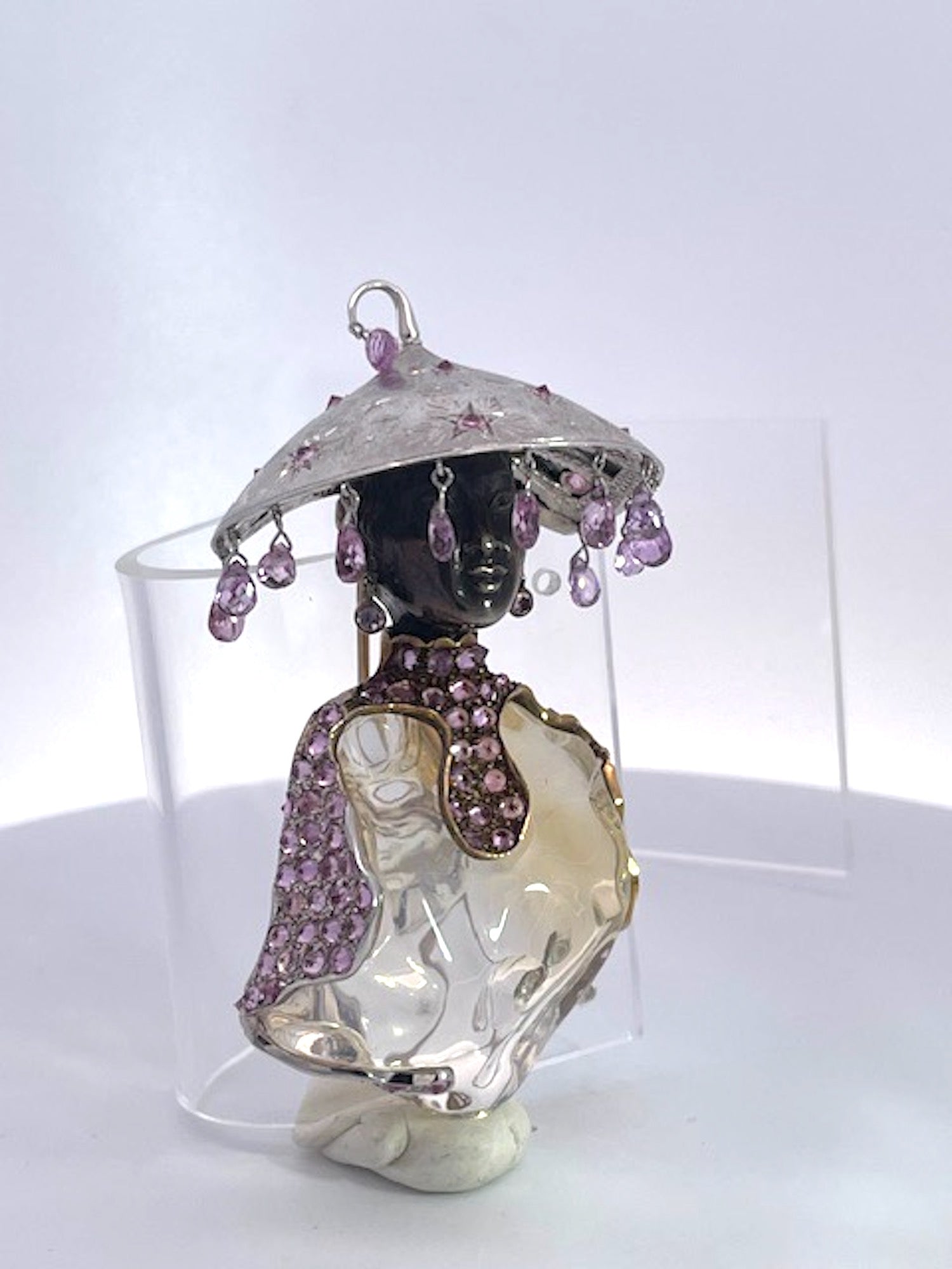 18K lady brooch, Nardi