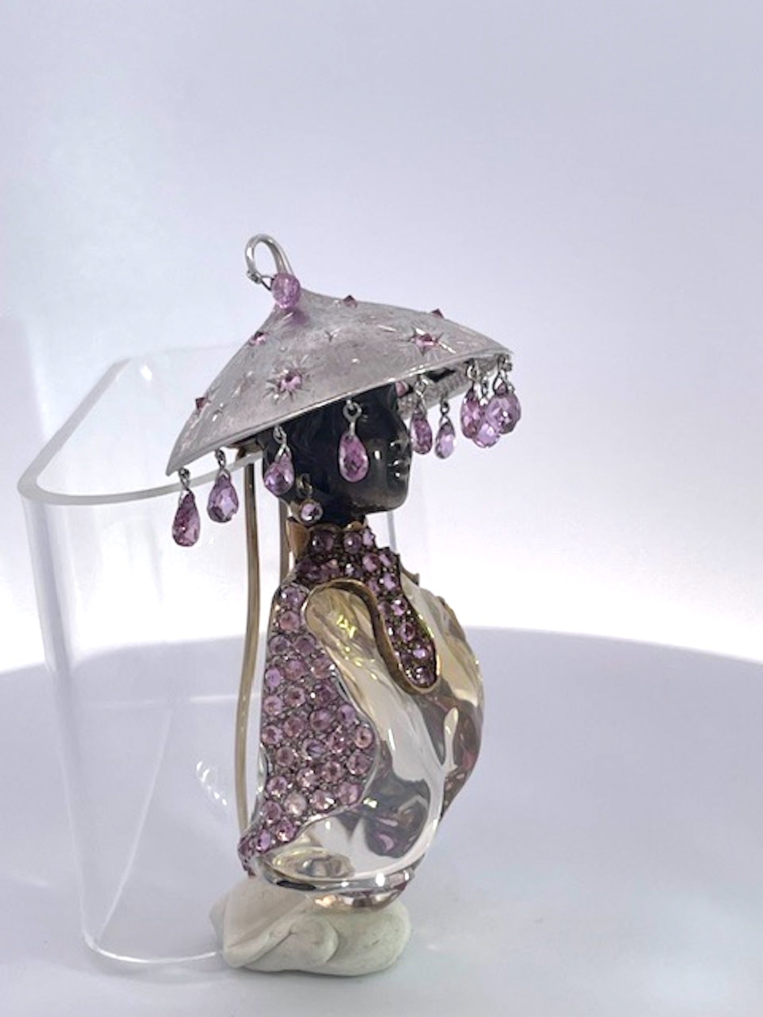 18K lady brooch, Nardi