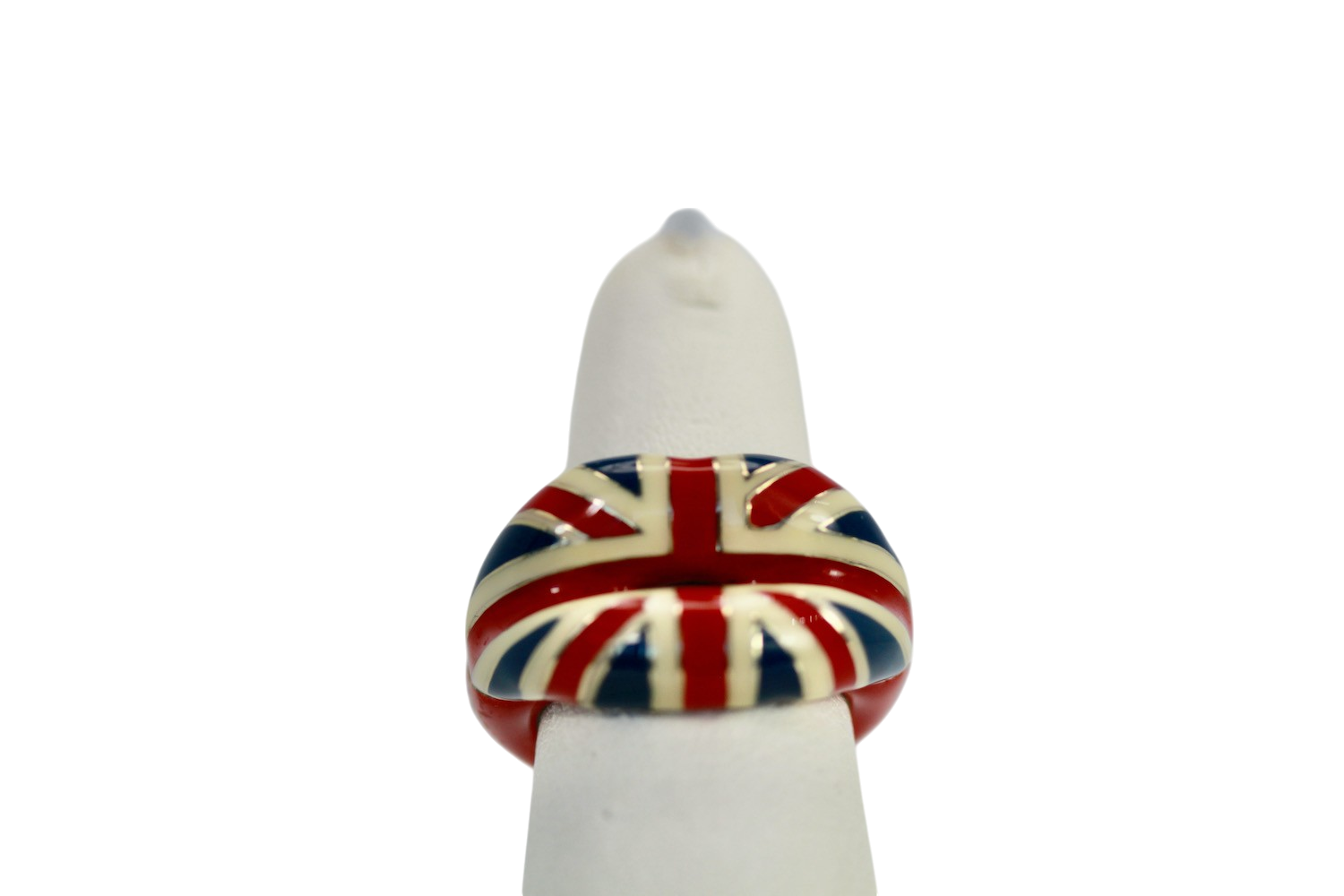 Solange Azagury Partridge "Hot Lips" Enamel Union Jack Ring