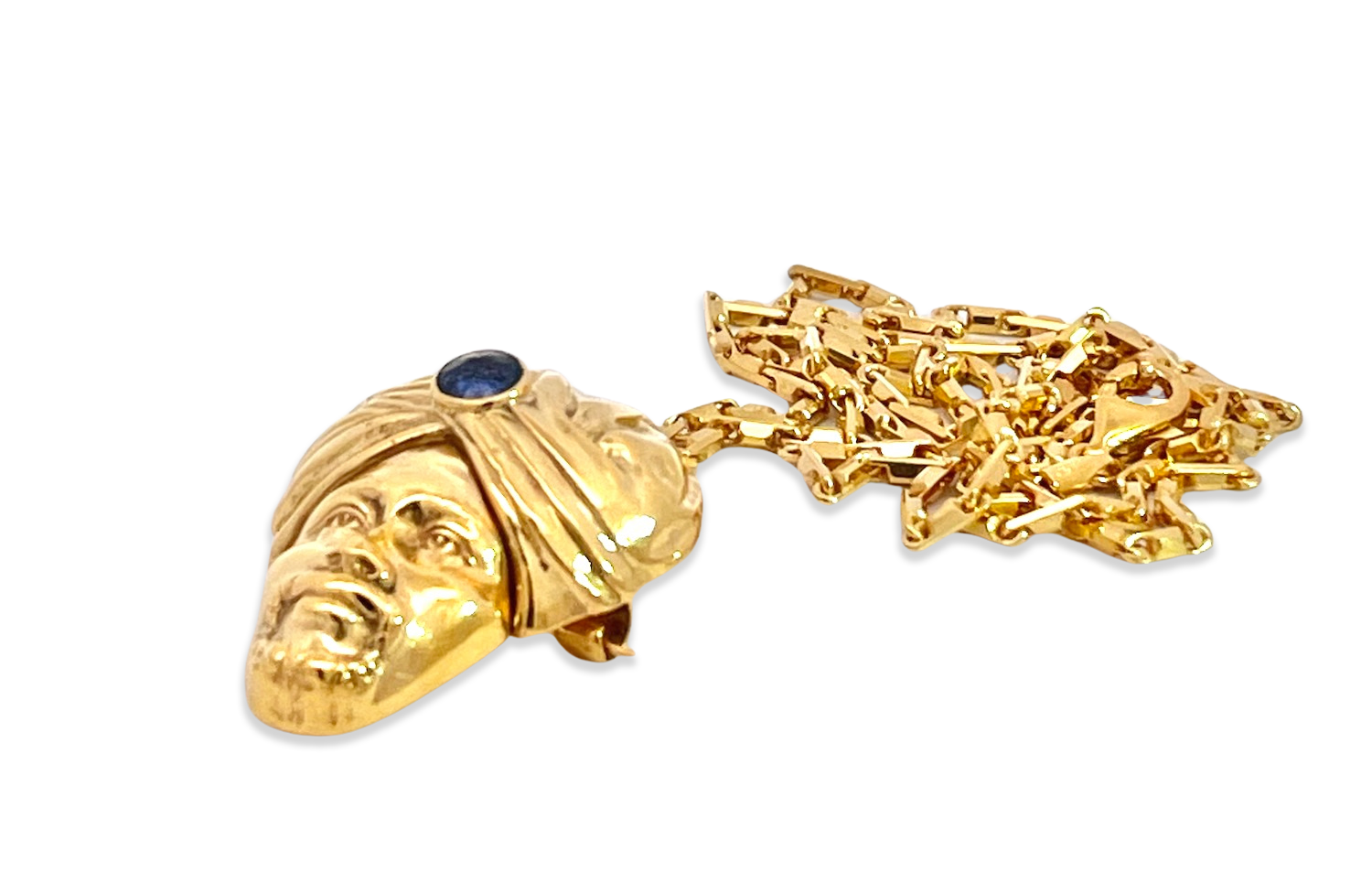 Rare 14K gold genie design