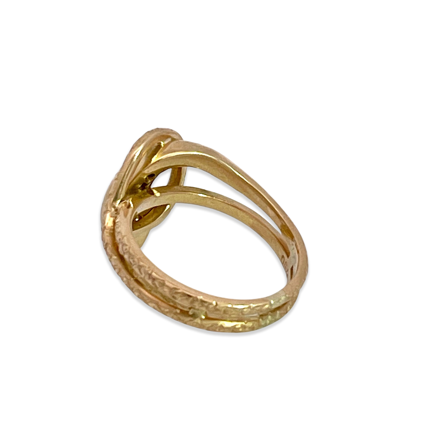 Snake Ring with 0.50ct Diamonds