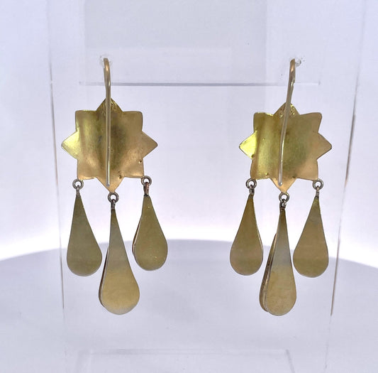 Antique Micro Mosaic Earrings