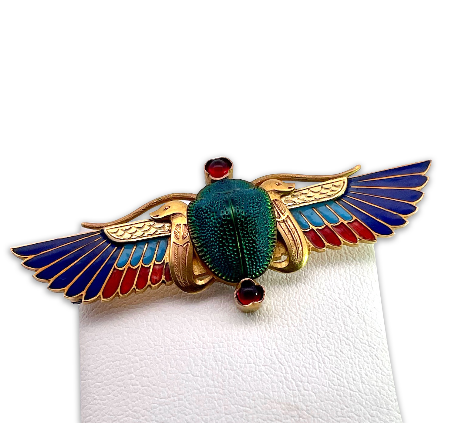 Parvis Beetle Brooch with Snakes