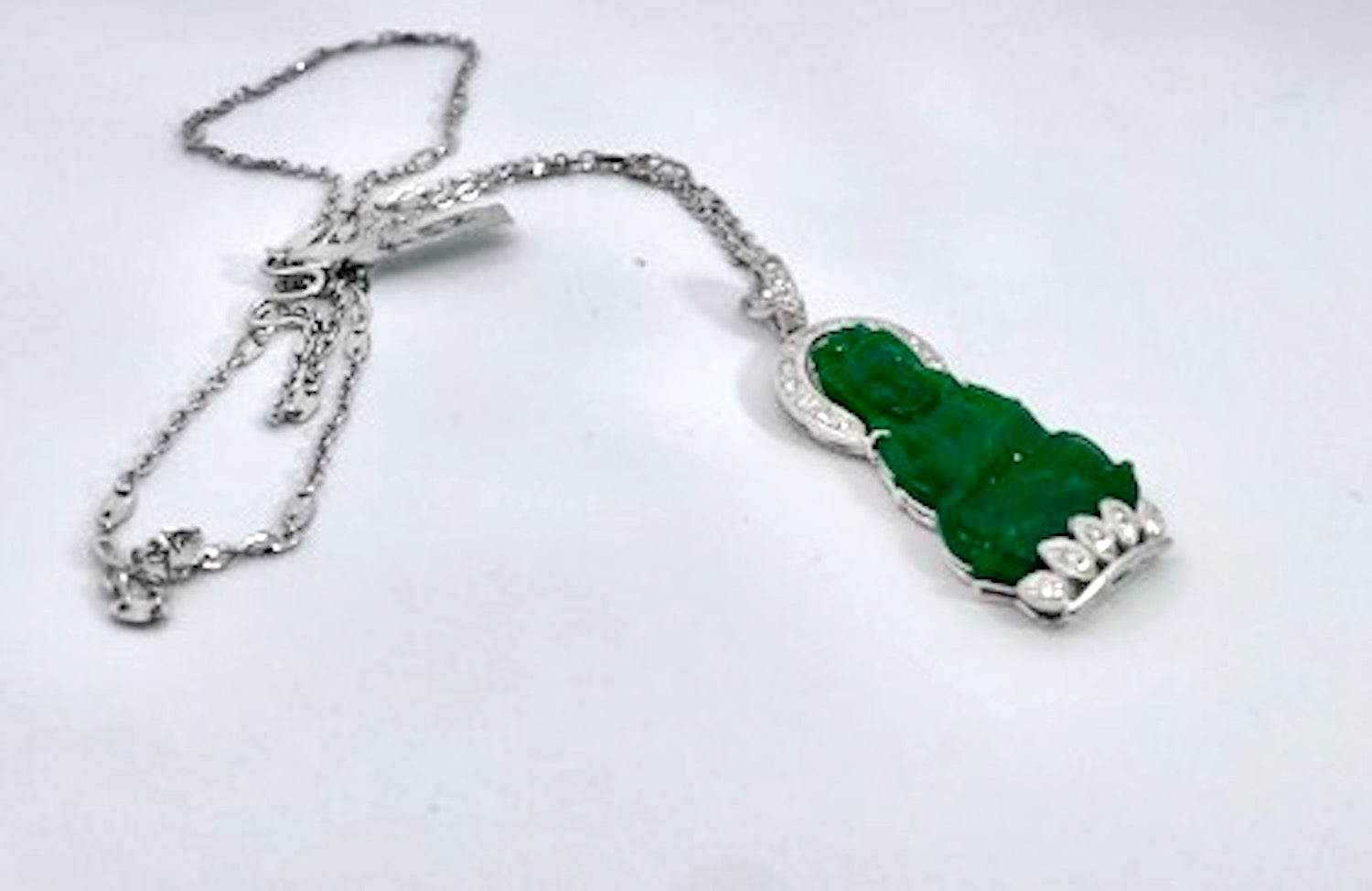 Carved Jade Guanyin Pendant