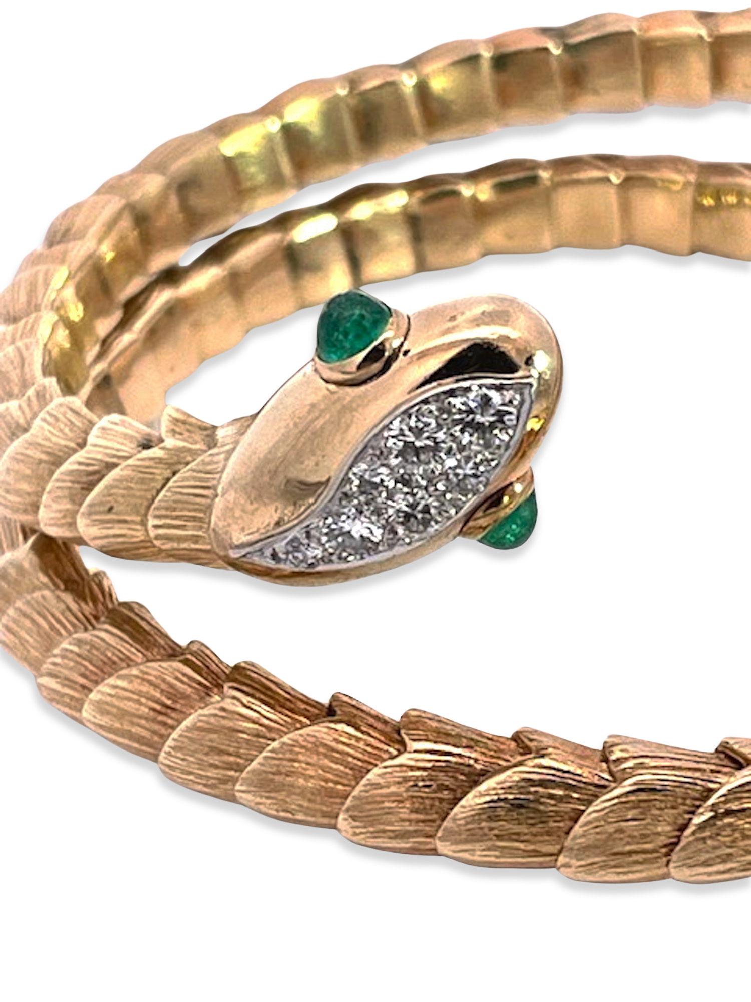 Luxury snake bracelet in gold