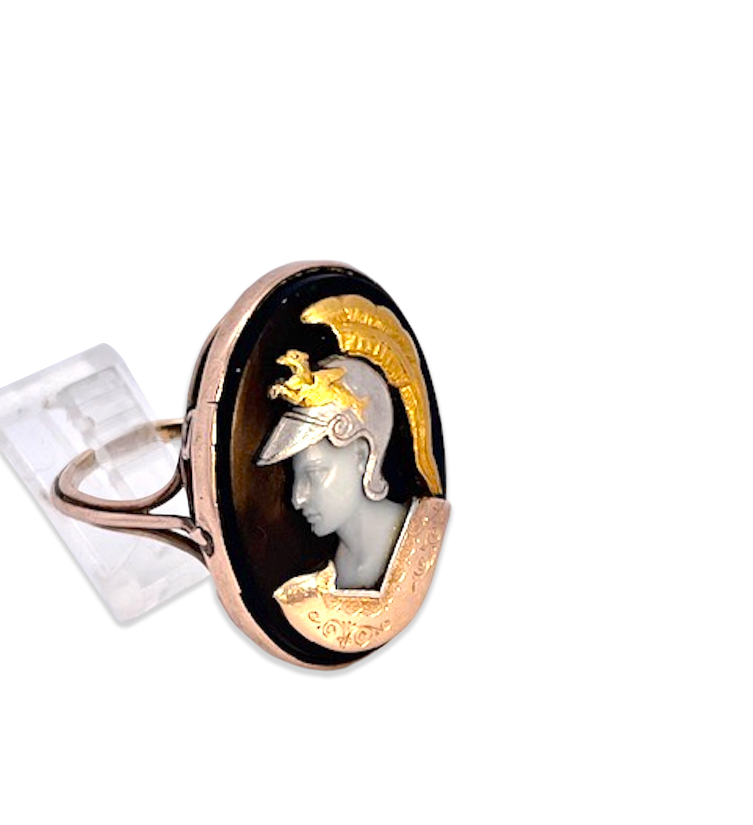 Althena Sardonyx Cameo Ring 1960s