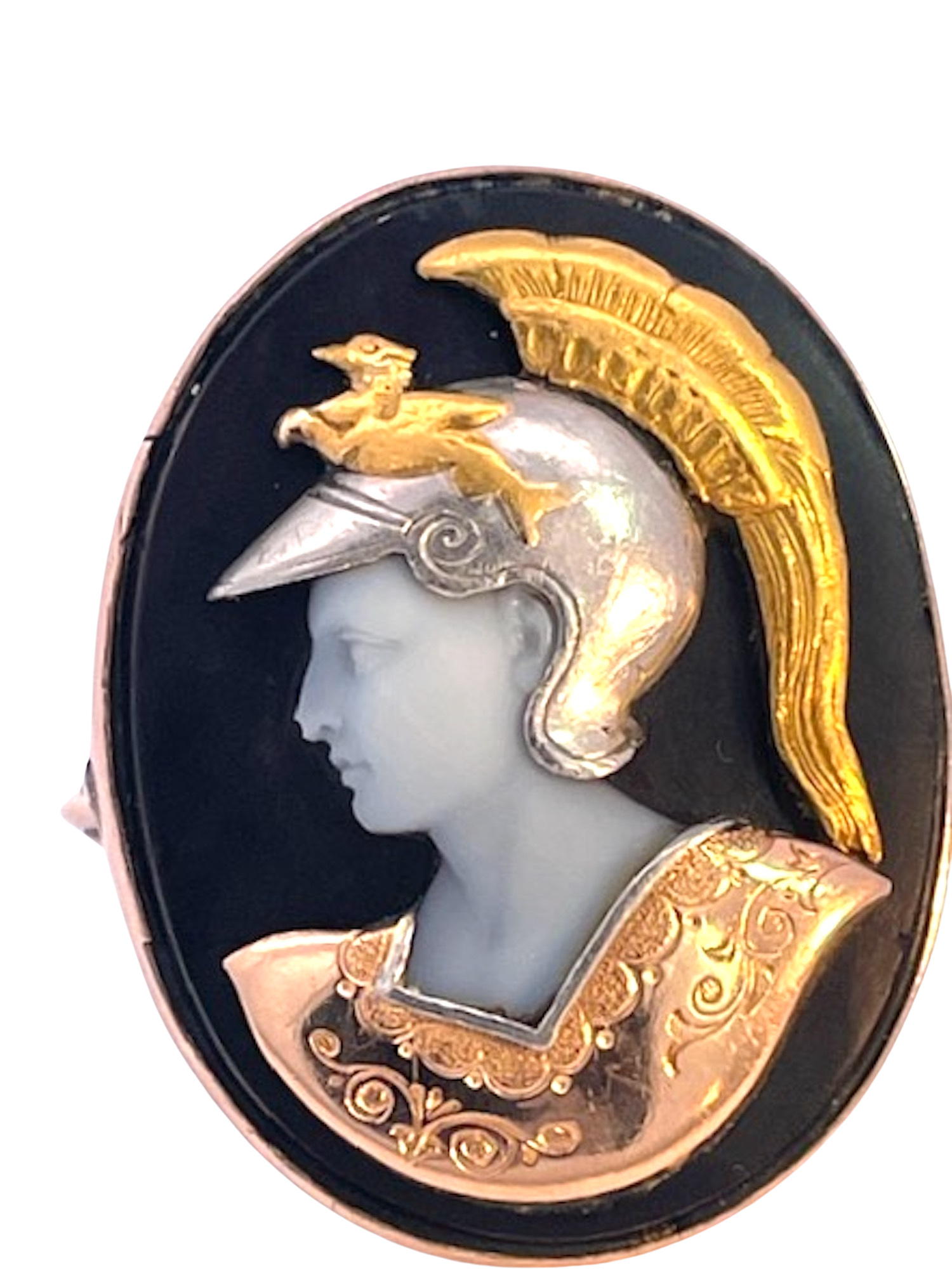 Hardstone Cameo Ring of Althena