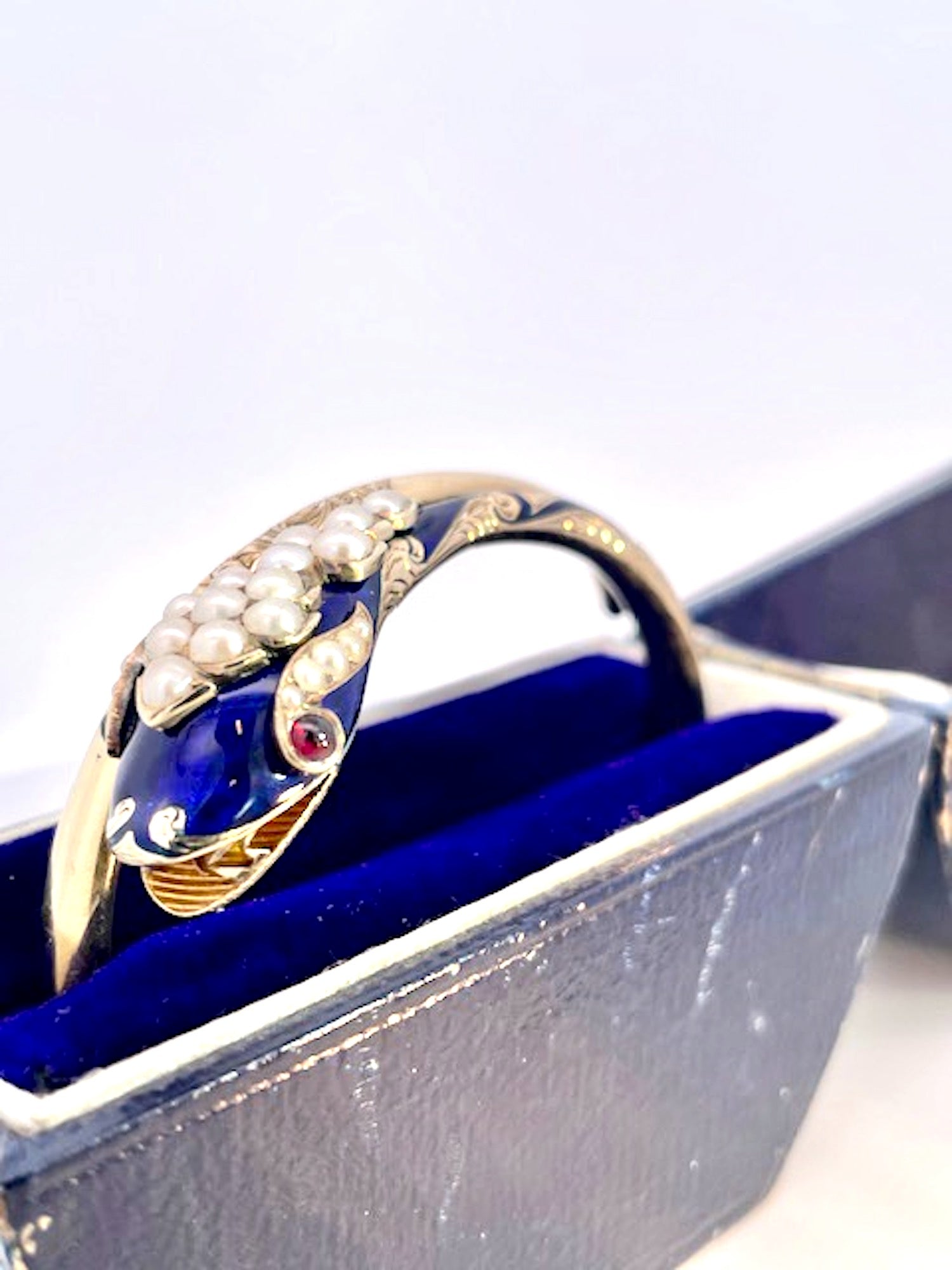 Triple Articulated Gold Snake Bracelet