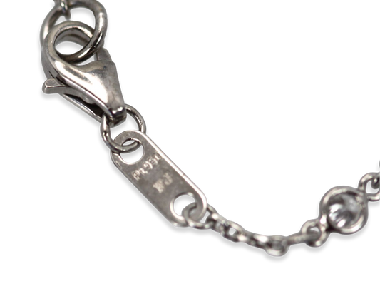 Diamond Platinum Eternity Necklace