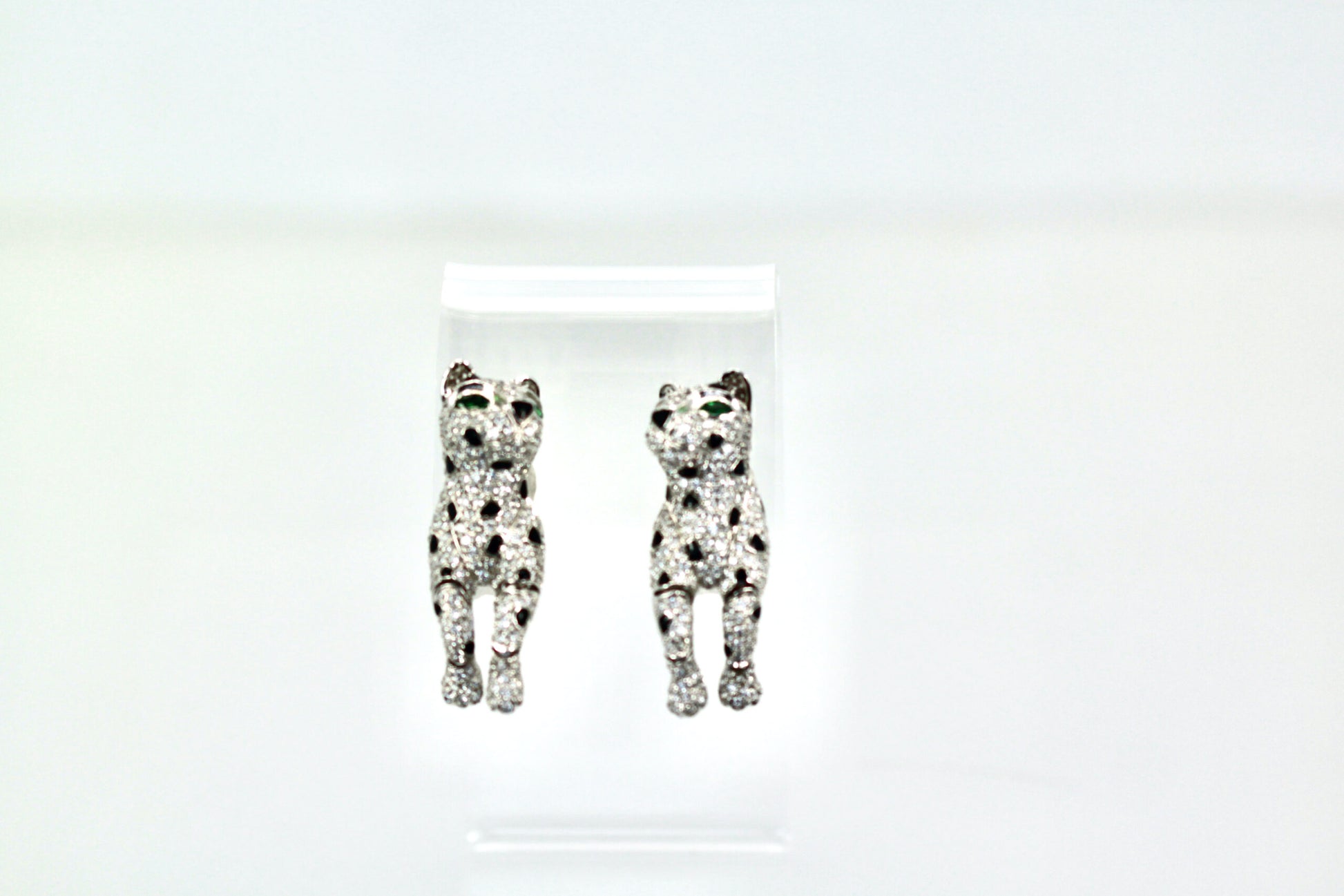 Articulated Panther Earrings