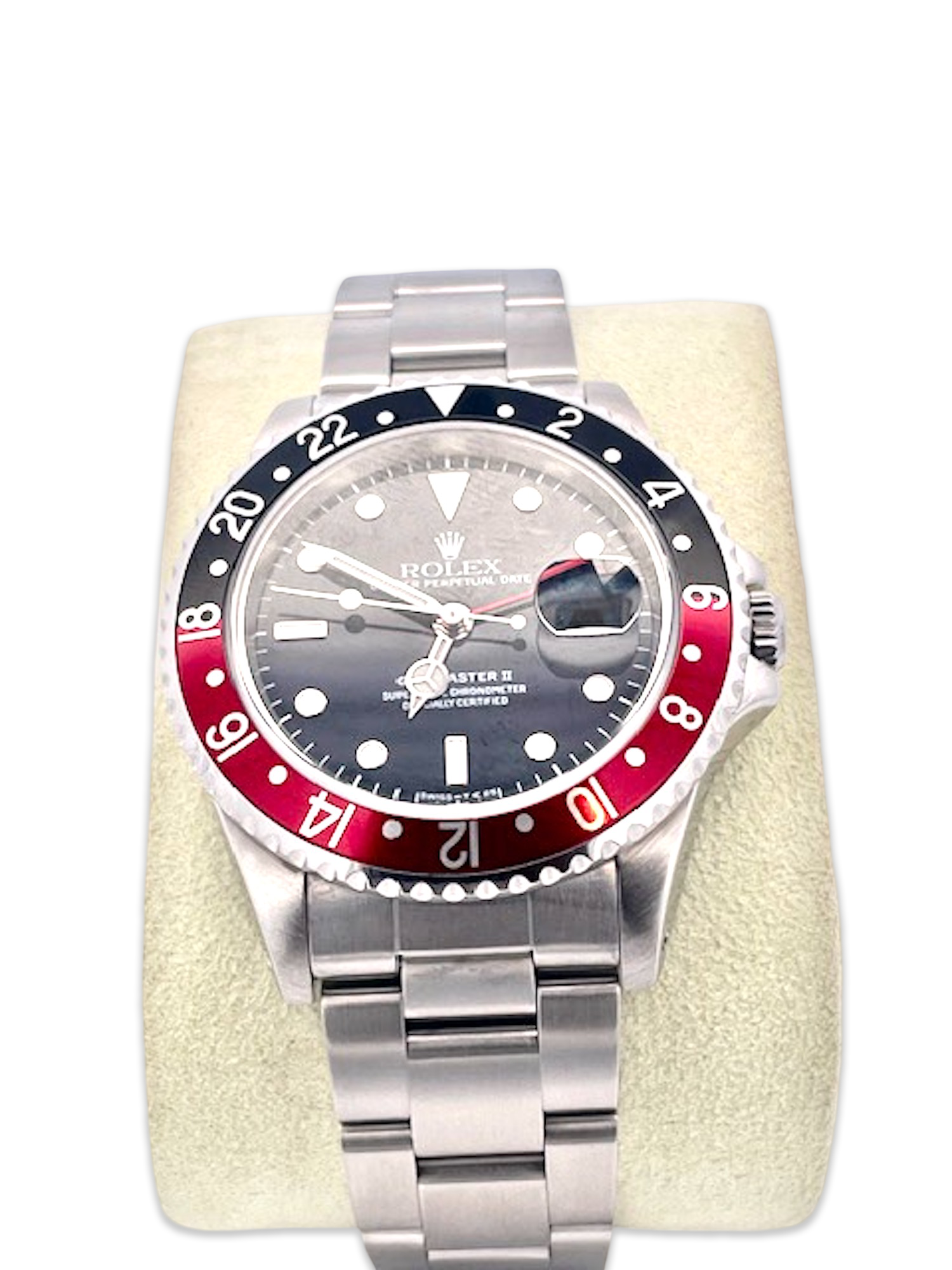 Vintage Rolex GMT watch with box and receipt